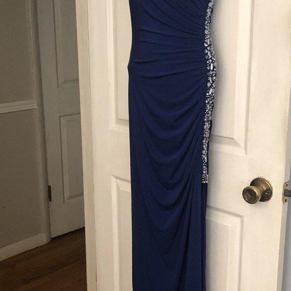 City Triangles Bodycon Club Dress Prom 1-Shoulder - Picture 7 of 9